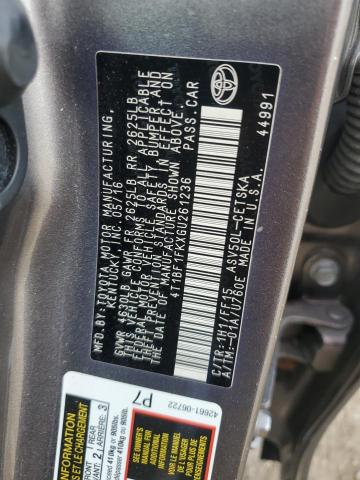 Photo 11 VIN: 4T1BF1FKXGU261236 - TOYOTA CAMRY LE 