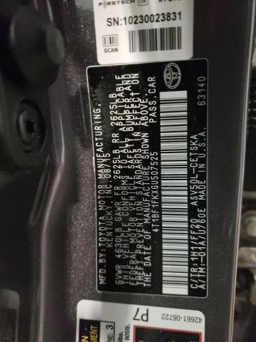 Photo 11 VIN: 4T1BF1FKXGU507525 - TOYOTA CAMRY LE 