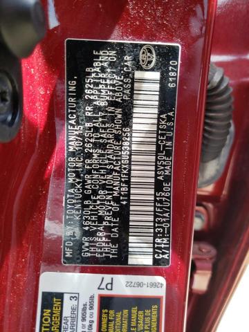 Photo 12 VIN: 4T1BF1FKXGU538256 - TOYOTA CAMRY LE 