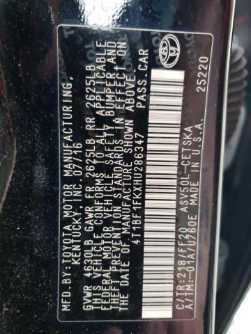 Photo 11 VIN: 4T1BF1FKXHU286347 - TOYOTA CAMRY LE 