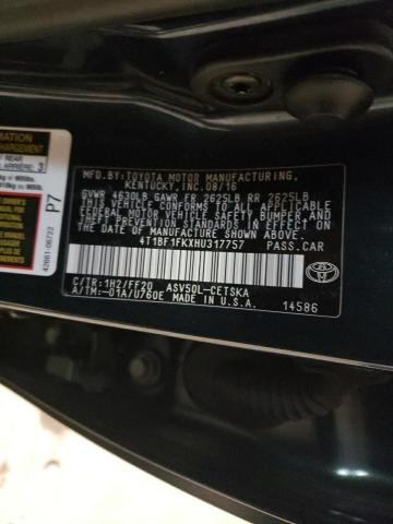 Photo 11 VIN: 4T1BF1FKXHU317757 - TOYOTA CAMRY 