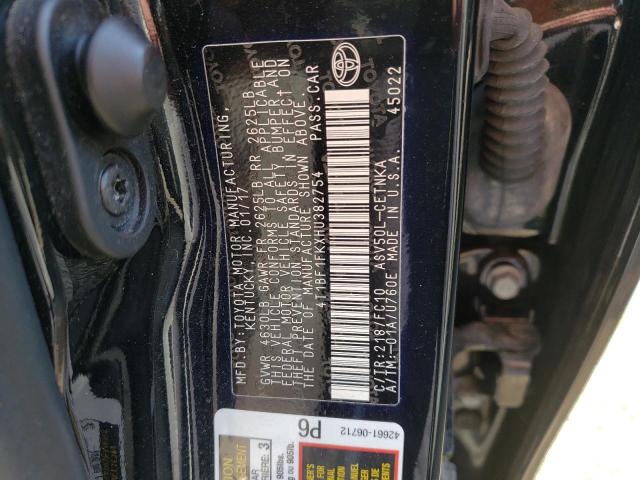 Photo 11 VIN: 4T1BF1FKXHU382754 - TOYOTA CAMRY LE 