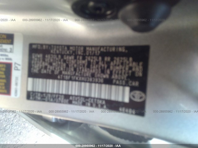 Photo 8 VIN: 4T1BF1FKXHU383936 - TOYOTA CAMRY 