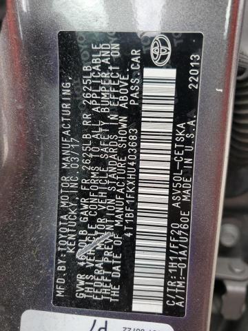 Photo 11 VIN: 4T1BF1FKXHU403683 - TOYOTA CAMRY LE 