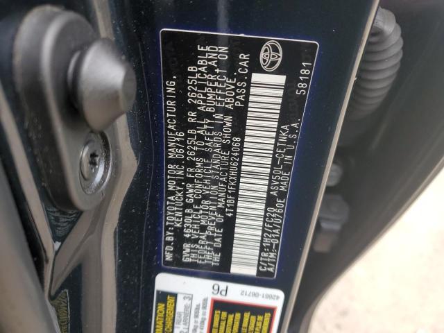 Photo 11 VIN: 4T1BF1FKXHU624068 - TOYOTA CAMRY LE 