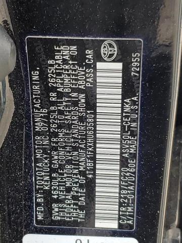 Photo 11 VIN: 4T1BF1FKXHU635801 - TOYOTA CAMRY 