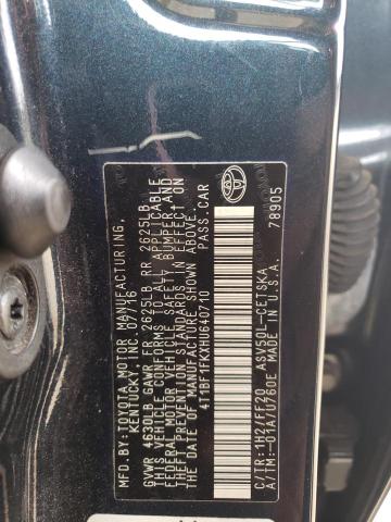 Photo 12 VIN: 4T1BF1FKXHU640710 - TOYOTA CAMRY LE 