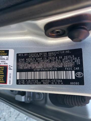 Photo 11 VIN: 4T1BF1FKXHU745179 - TOYOTA CAMRY LE 