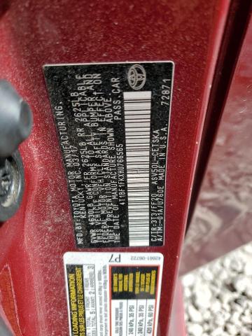 Photo 11 VIN: 4T1BF1FKXHU766565 - TOYOTA CAMRY LE 