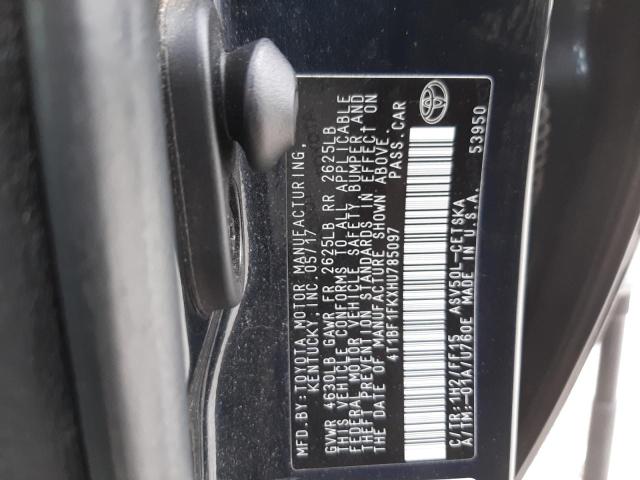 Photo 11 VIN: 4T1BF1FKXHU785097 - TOYOTA CAMRY LE 