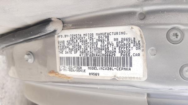 Photo 2 VIN: 4T1BF22K4WU066629 - TOYOTA CAMRY 