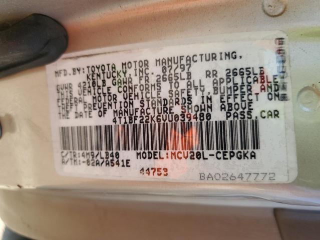 Photo 11 VIN: 4T1BF22K6VU039480 - TOYOTA CAMRY CE 