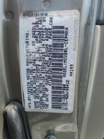 Photo 11 VIN: 4T1BF22K7VU039360 - TOYOTA CAMRY CE 