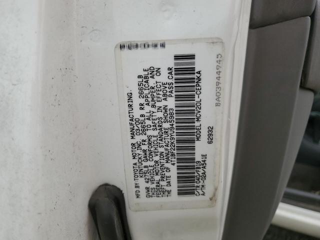 Photo 11 VIN: 4T1BF22K9YU945983 - TOYOTA CAMRY LE 