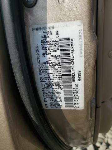 Photo 12 VIN: 4T1BF28B11U166333 - TOYOTA AVALON XL 