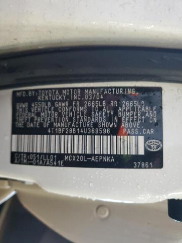 Photo 11 VIN: 4T1BF28B14U369596 - TOYOTA AVALON 