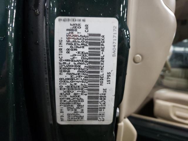 Photo 11 VIN: 4T1BF28B22U210275 - TOYOTA AVALON 