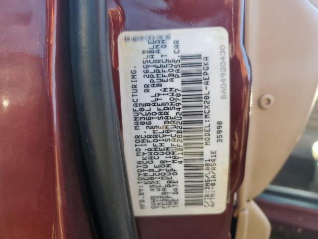 Photo 11 VIN: 4T1BF28B22U249707 - TOYOTA AVALON XL 