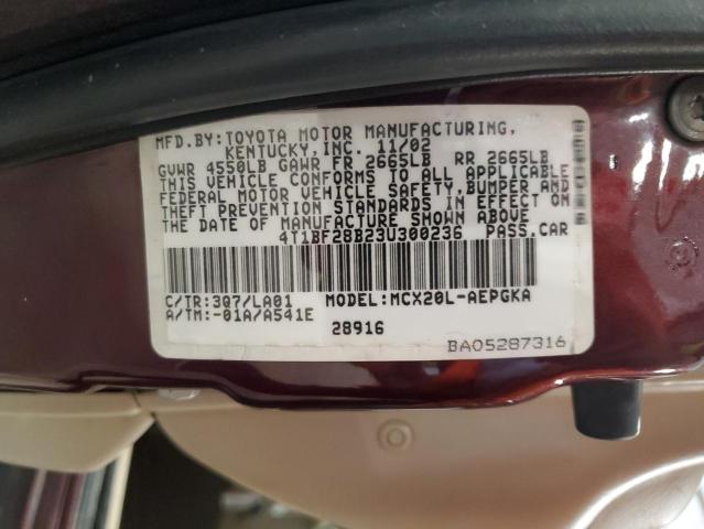 Photo 11 VIN: 4T1BF28B23U300236 - TOYOTA AVALON XL 