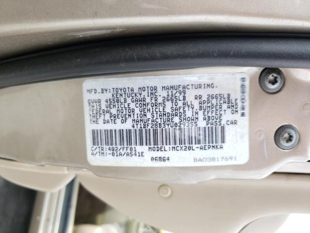 Photo 11 VIN: 4T1BF28B3YU029355 - TOYOTA AVALON 