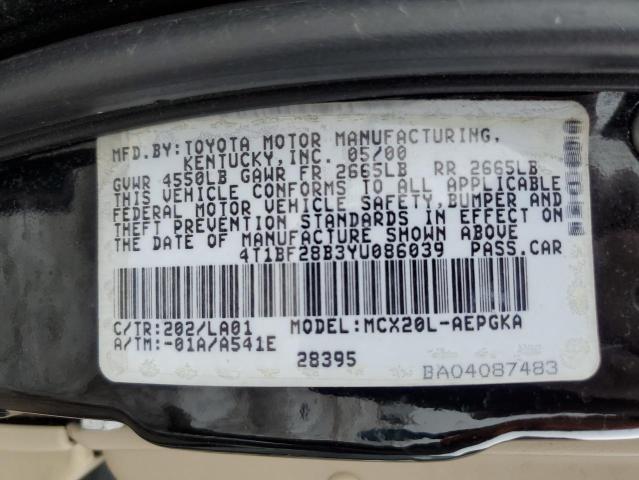 Photo 11 VIN: 4T1BF28B3YU086039 - TOYOTA AVALON 