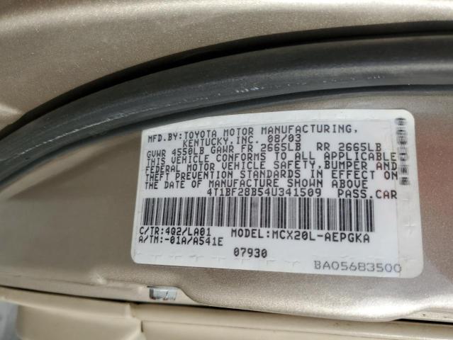 Photo 11 VIN: 4T1BF28B54U341509 - TOYOTA AVALON XL 