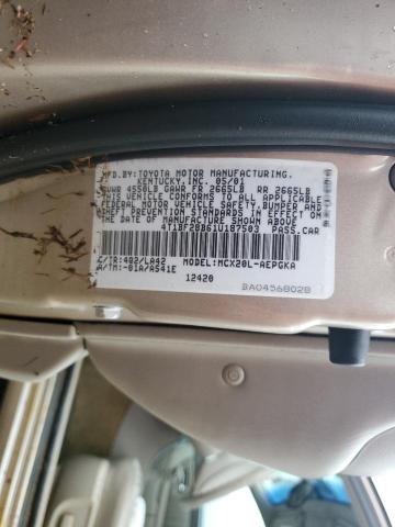 Photo 12 VIN: 4T1BF28B61U187503 - TOYOTA AVALON XL 