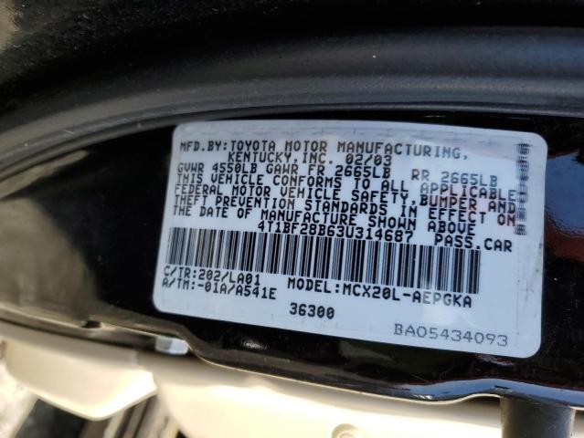 Photo 11 VIN: 4T1BF28B63U314687 - TOYOTA AVALON 