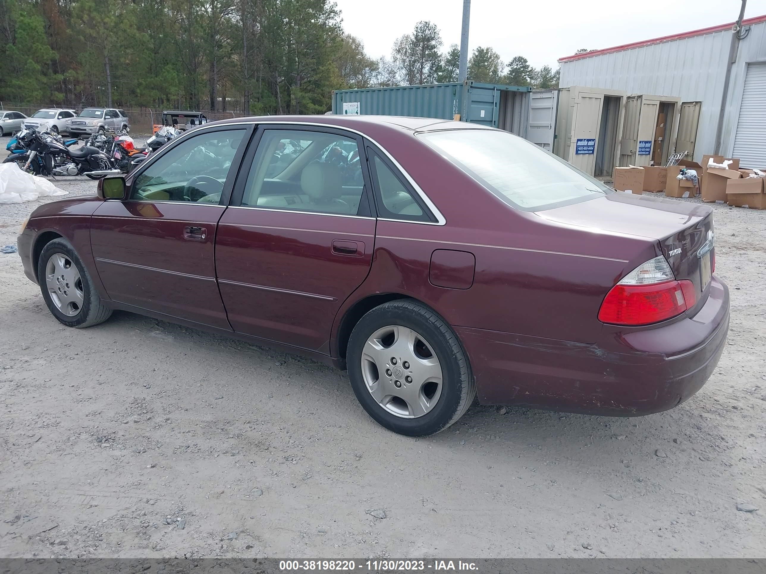 Photo 2 VIN: 4T1BF28B73U320658 - TOYOTA AVALON 