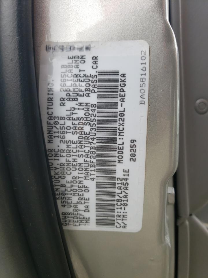 Photo 11 VIN: 4T1BF28B74U355248 - TOYOTA AVALON 