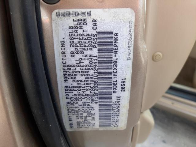 Photo 11 VIN: 4T1BF28B81U129411 - TOYOTA AVALON 