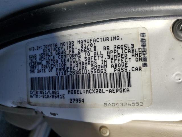 Photo 11 VIN: 4T1BF28B81U155863 - TOYOTA AVALON 