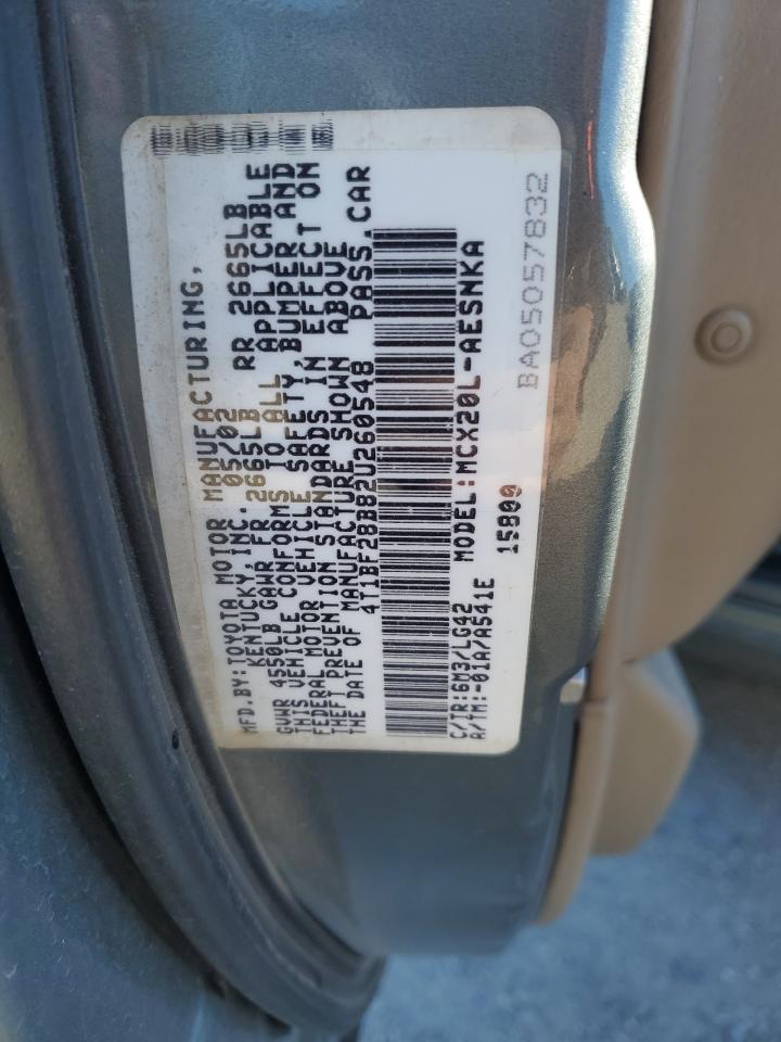 Photo 11 VIN: 4T1BF28B82U260548 - TOYOTA AVALON 