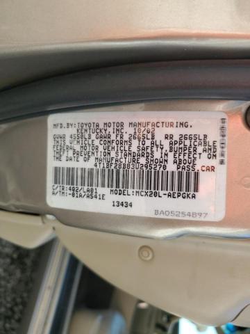 Photo 11 VIN: 4T1BF28B83U295270 - TOYOTA AVALON XL 