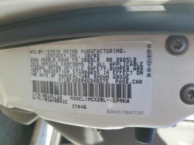 Photo 11 VIN: 4T1BF28B84U348275 - TOYOTA AVALON XL 