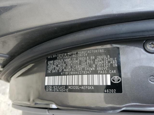 Photo 11 VIN: 4T1BF28B84U379347 - TOYOTA AVALON 