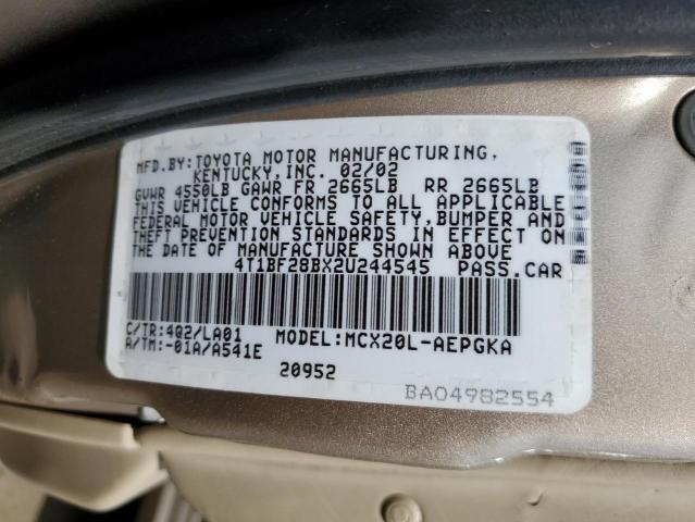 Photo 11 VIN: 4T1BF28BX2U244545 - TOYOTA AVALON 