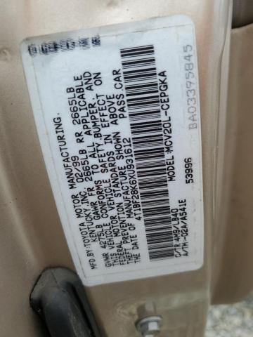 Photo 11 VIN: 4T1BF28K6XU931612 - TOYOTA CAMRY LE 