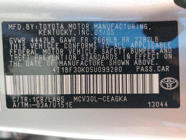 Photo 11 VIN: 4T1BF30K05U099280 - TOYOTA CAMRY 