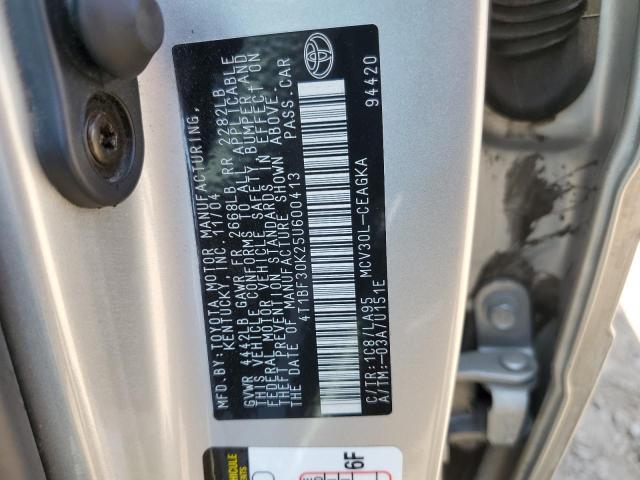 Photo 11 VIN: 4T1BF30K25U600413 - TOYOTA CAMRY LE 