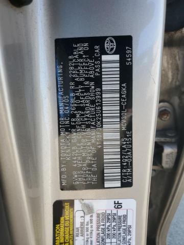 Photo 11 VIN: 4T1BF30K25U613999 - TOYOTA CAMRY LE 