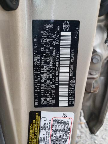 Photo 11 VIN: 4T1BF30K25U617860 - TOYOTA CAMRY 