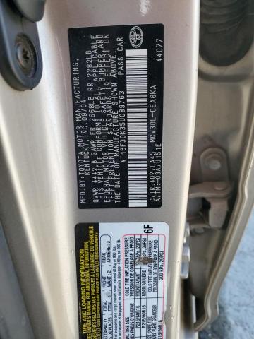 Photo 12 VIN: 4T1BF30K35U089763 - TOYOTA CAMRY LE 