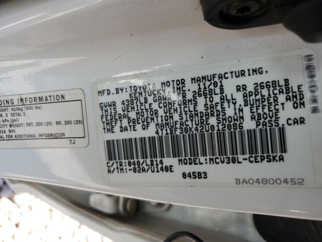 Photo 11 VIN: 4T1BF30K42U012086 - TOYOTA CAMRY LE 