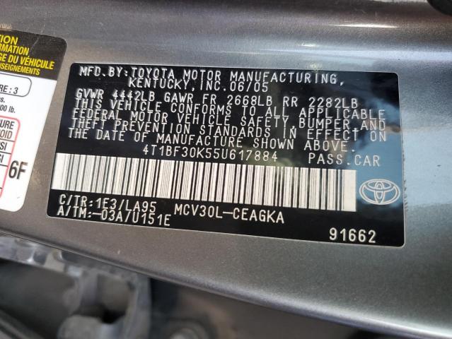 Photo 11 VIN: 4T1BF30K55U617884 - TOYOTA CAMRY LE 