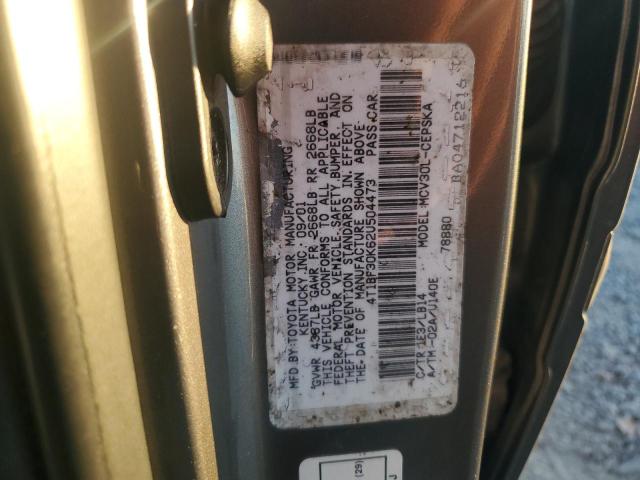 Photo 11 VIN: 4T1BF30K62U504473 - TOYOTA CAMRY 