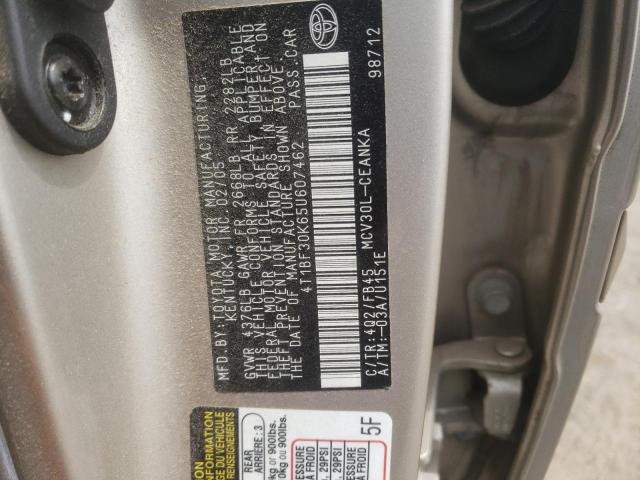 Photo 11 VIN: 4T1BF30K65U607462 - TOYOTA CAMRY LE 