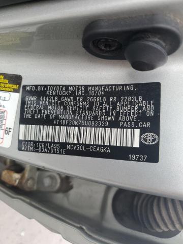 Photo 11 VIN: 4T1BF30K75U093329 - TOYOTA CAMRY 