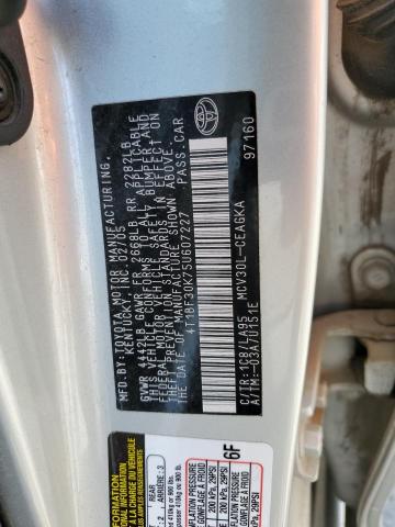 Photo 11 VIN: 4T1BF30K75U607227 - TOYOTA CAMRY LE 