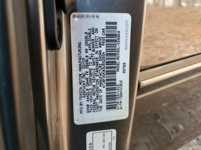 Photo 11 VIN: 4T1BF30K83U552834 - TOYOTA CAMRY 